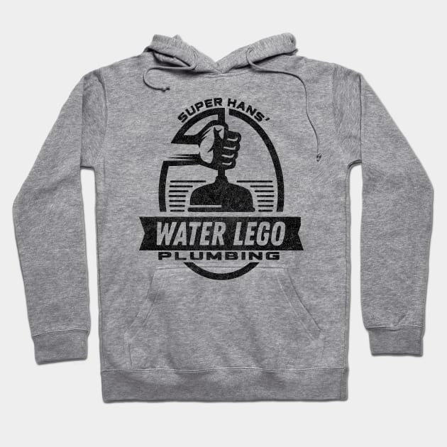 Super Hans' Water Lego Plumbing #2 Hoodie by DankFutura